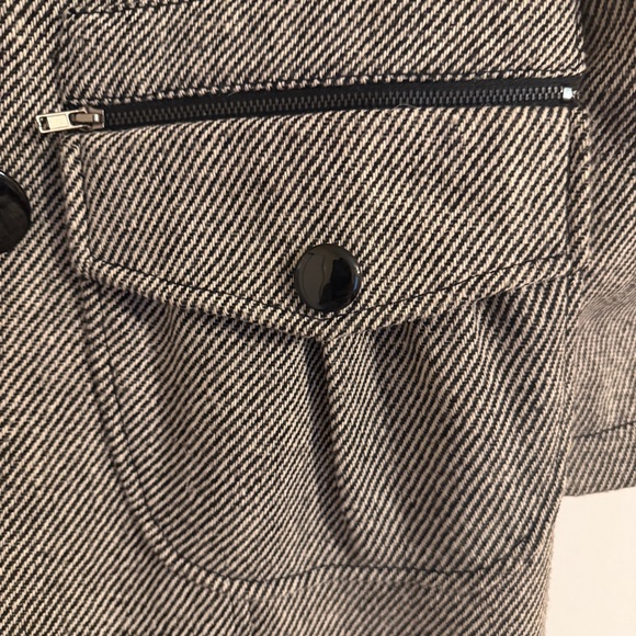 NWT Anthropologie Tulle herringbone Jacket Pink lined women L - Picture 2 of 9